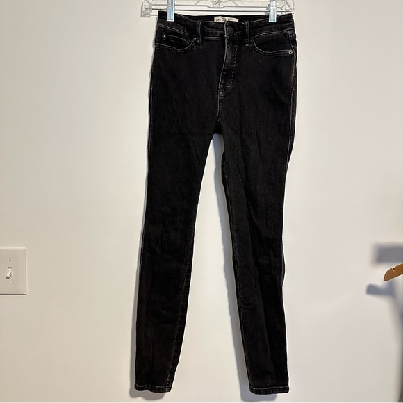 Free people we the free black high waisted skinny jeans - Picture 1 of 7
